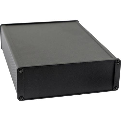 Hammond Electronics 1457T2201BK Universal-Gehäuse 220 x 165 x 55 Aluminium Schwarz 1 St.