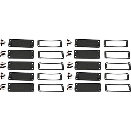 Thumbnail - Hammond Electronics Endplatte Aluminium Schwarz (L x B x H) 6 x 87 x 31 mm 10 St.
