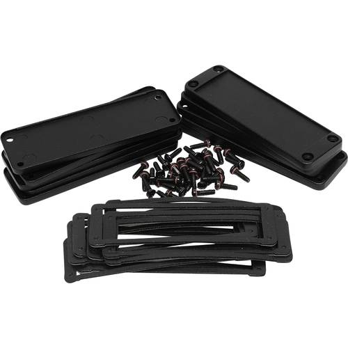 Thumbnail - Hammond Electronics Endplatte Aluminium Schwarz (L x B x H) 6 x 107 x 35 mm 10 St.