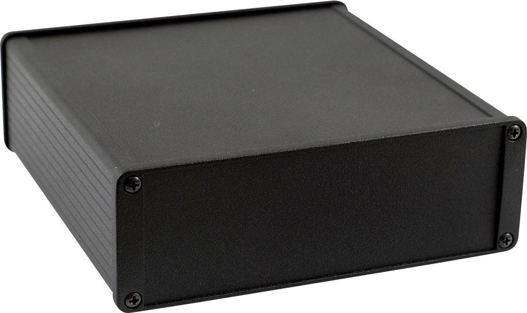 HAMMOND Electronics 1457T1601EBK Universal-Gehäuse 160 x 165 x 55 Aluminium Schwarz 1 St.