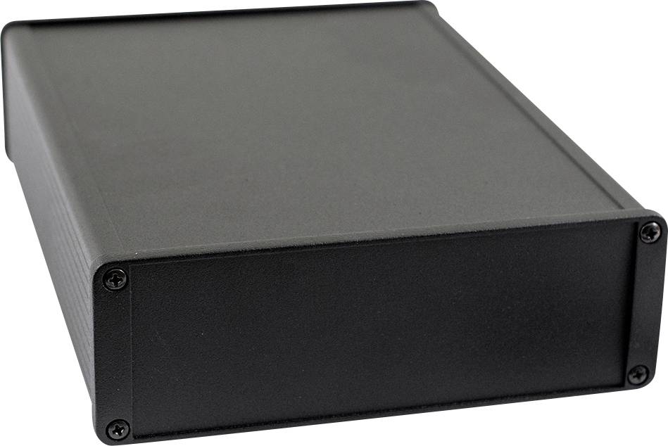 HAMMOND Electronics 1457T2201EBK Universal-Gehäuse 220 x 165 x 55 Aluminium Schwarz 1 St.