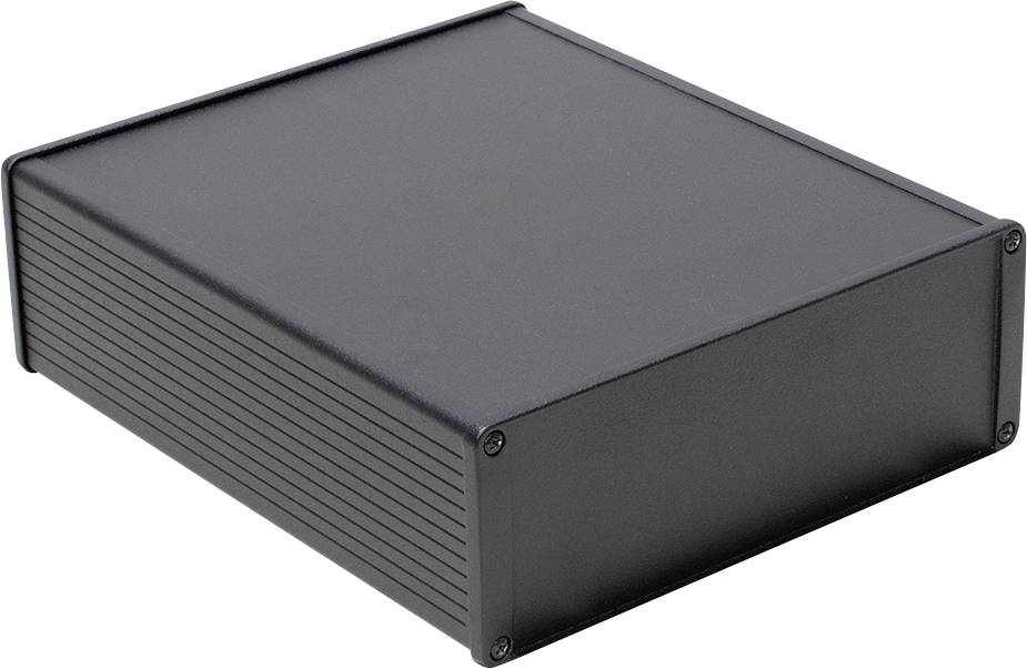 HAMMOND Electronics 1457U2201EBK Universal-Gehäuse 220 x 165 x 55 Aluminium Schwarz 1 St.