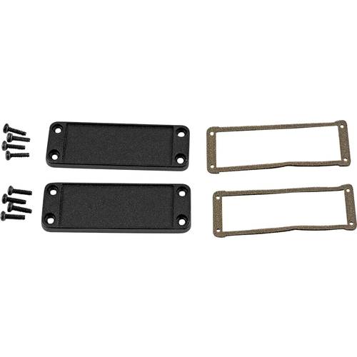 Hammond Electronics Endplatte Aluminium Schwarz (L x B x H) 6 x 87 x 31 mm 1 St.