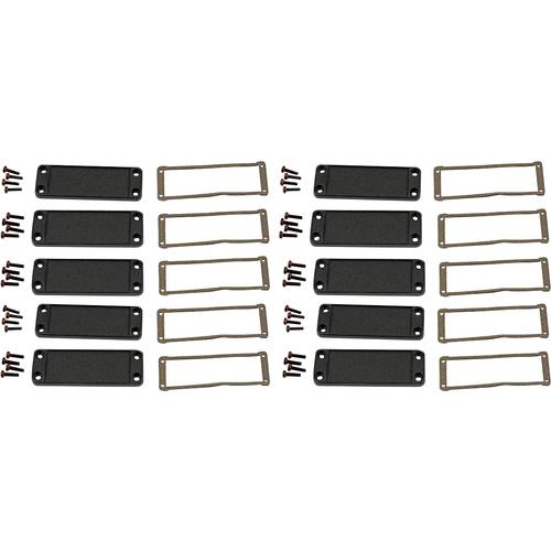 Thumbnail - Hammond Electronics Endplatte Aluminium Schwarz (L x B x H) 6 x 87 x 31 mm 10 St.