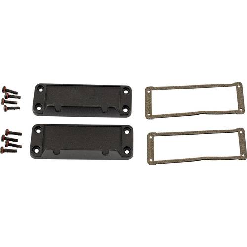 Hammond Electronics Endplatte Aluminium Schwarz (L x B x H) 16 x 87 x 31 mm 2 St.