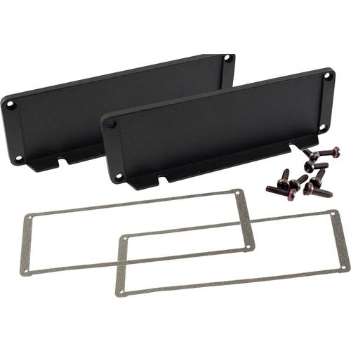 Hammond Electronics Endplatte Aluminium Schwarz (L x B x H) 16 x 169 x 57 mm 2 St.