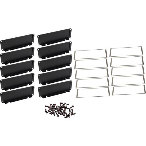 Hammond Electronics Endplatte Aluminium Schwarz (L x B x H) 16 x 169 x 57 mm 10 St.