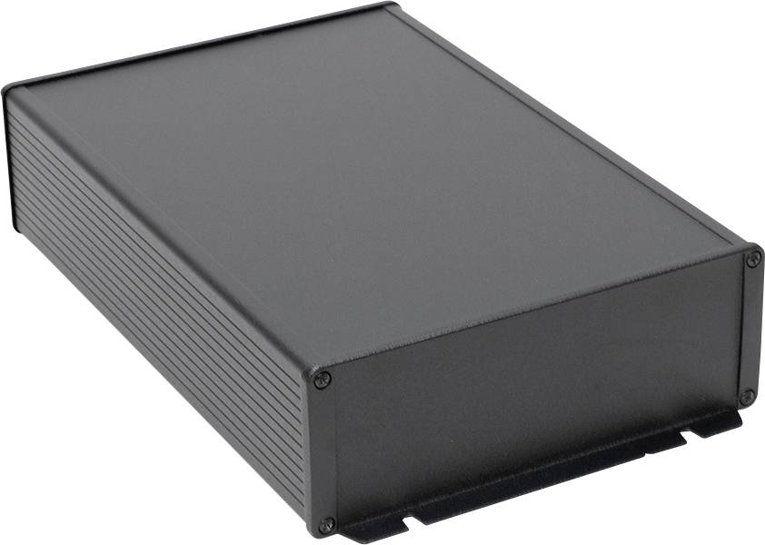 Hammond Electronics 1457U2802BK Universal-Gehäuse 280 x 165 x 55 Aluminium Schwarz 1 St.