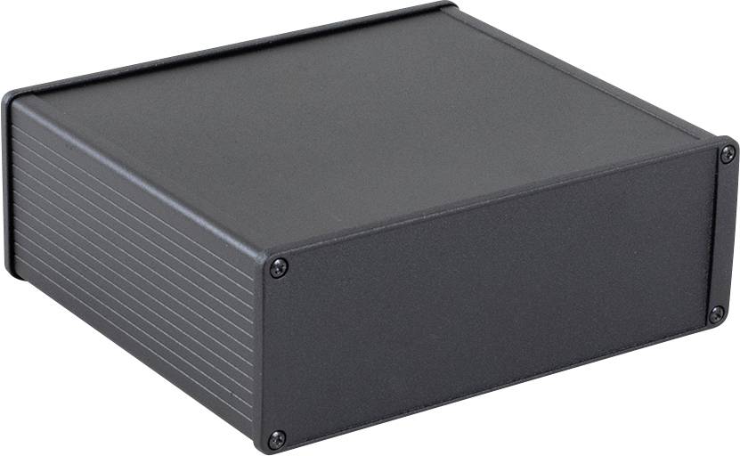 HAMMOND Electronics 1457U1601EBK Universal-Gehäuse 160 x 165 x 55 Aluminium Schwarz 1 St.