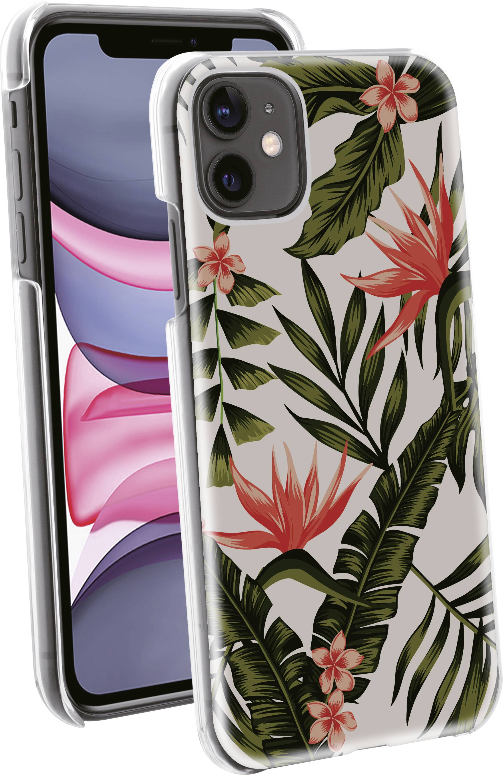 VIVANCO Floral Backcover Apple iPhone 11 Bunt