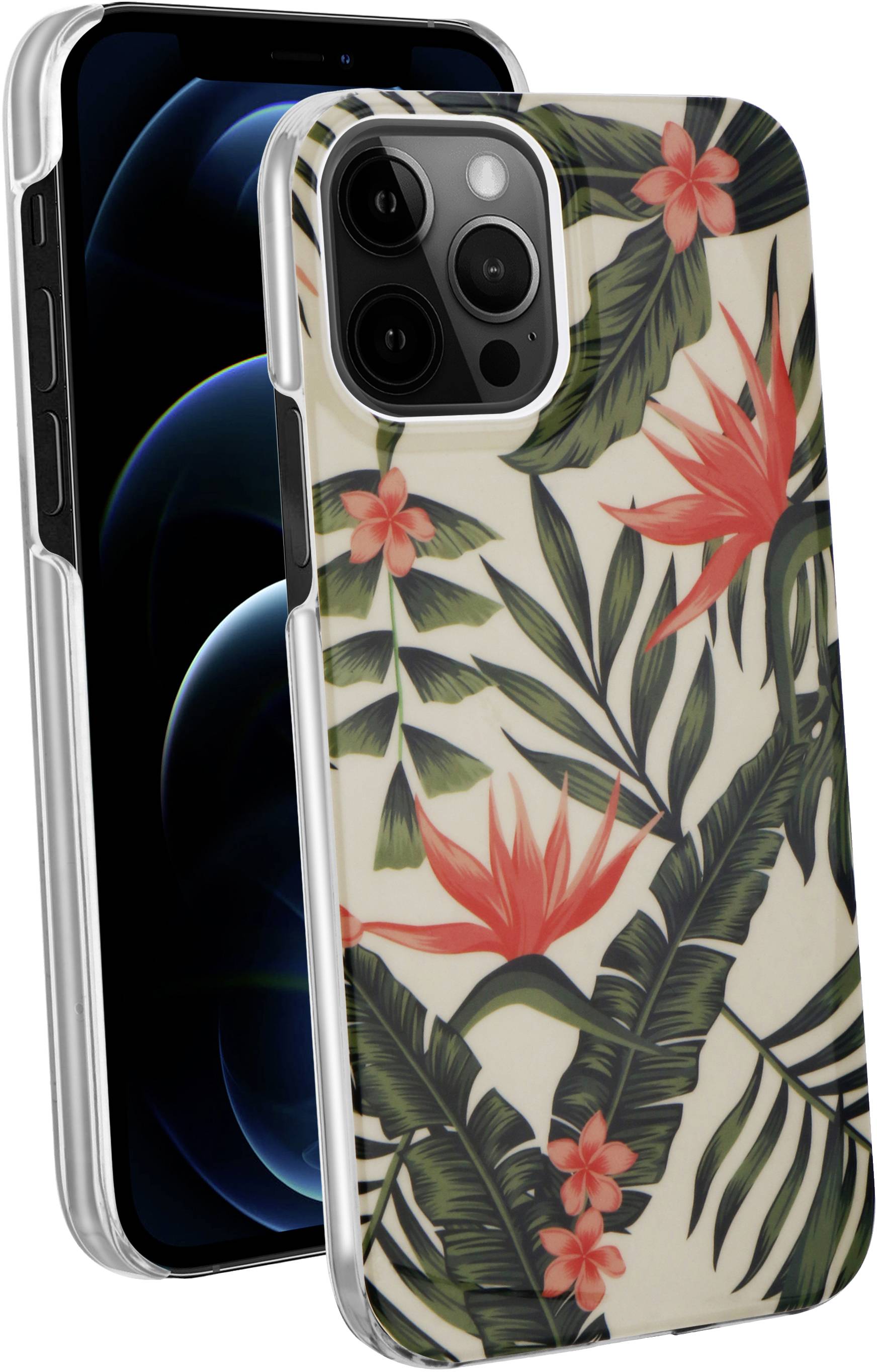 VIVANCO Floral Backcover Apple iPhone 12, iPhone 12 Pro Bunt