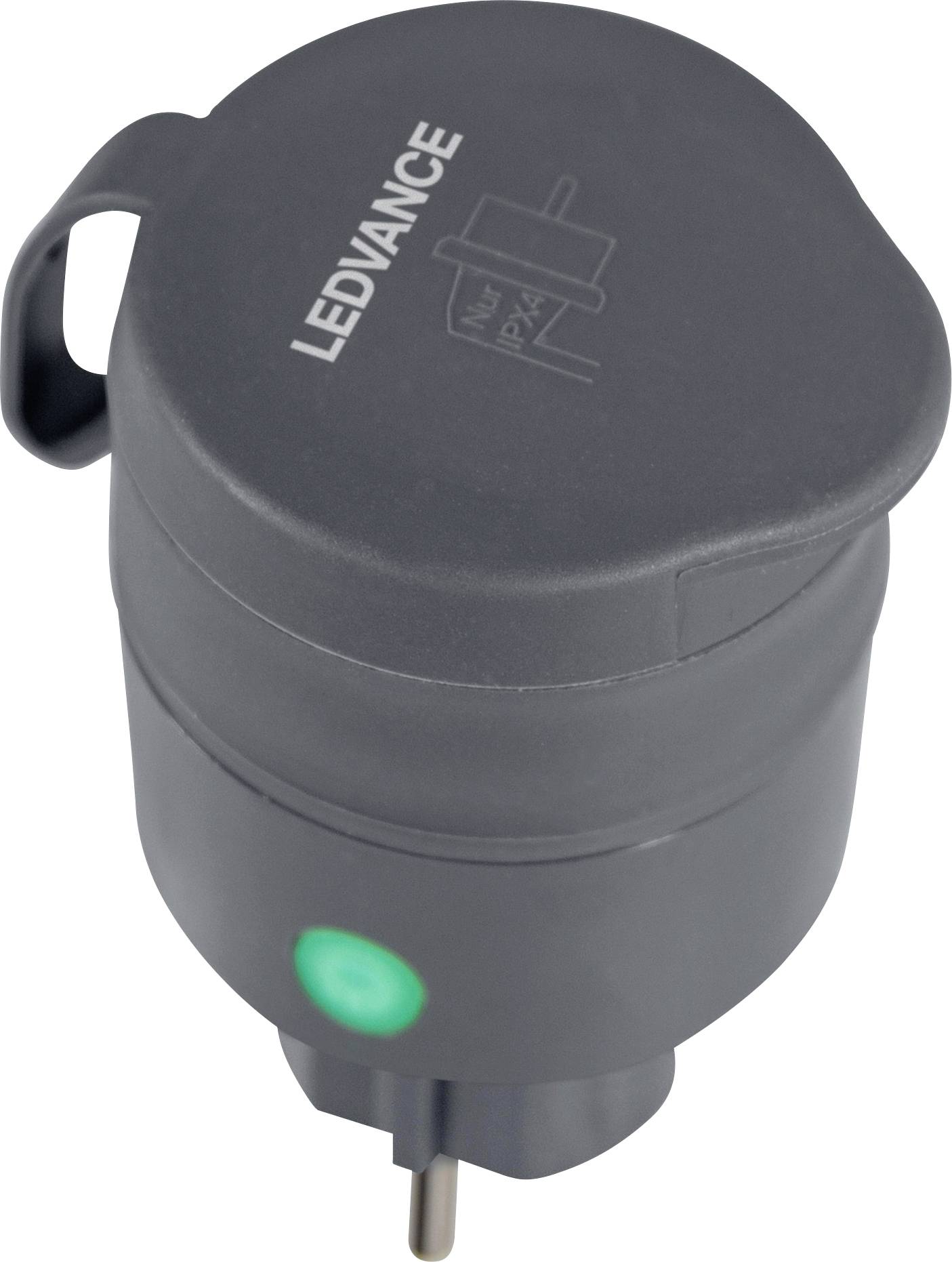 LEDVANCE SMART+ Compact Outdoor Plug 4058075570979 Wi-Fi Steckdose mit Messfunktion Außenbereic