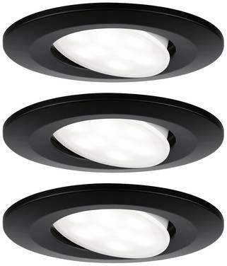 Paulmann 99991 LED-Einbauleuchte LED LED fest eingebaut 18 W Schwarz (matt)
