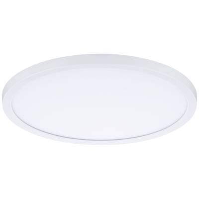 Runde weiße LED-Deckenleuchte mit schlichtem Design, geeignet für modernes Interieur.