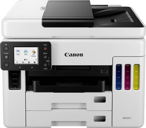 Canon MAXIFY GX7050 Multifunktionsdrucker Tintenstrahl Farbe A4 Drucker, Scanner, Kopierer, Fax ADF, Duplex-ADF, Duplex, Tintentank-System, USB, WLAN
