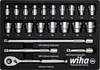 Wiha 44708 Gelenk-Steckschlüsseleinsatz-Set 280 mm