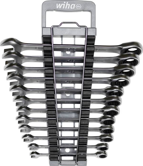 Wiha 44665  Ring-Maulschlüssel-Satz 12teilig Schlüsselweite (Metrisch) 8 - 19 mm