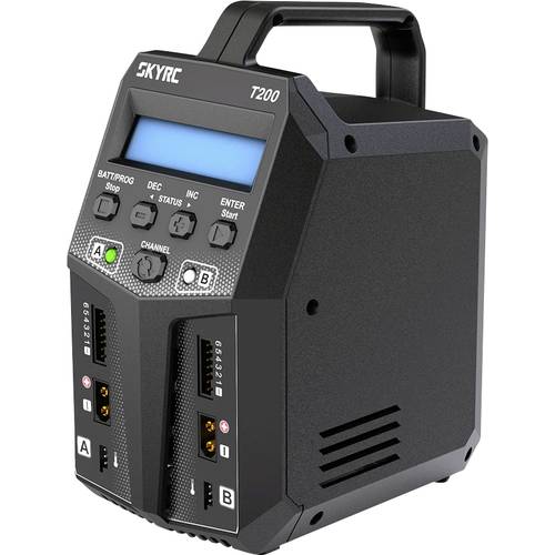 SKYRC Modellbau-Ladegerät 12.0 A Blei, LiFePO, LiHV, LiIon, LiPo, NiCd, NiMH Entladefunktion, Temperaturüberwachung, Gra...