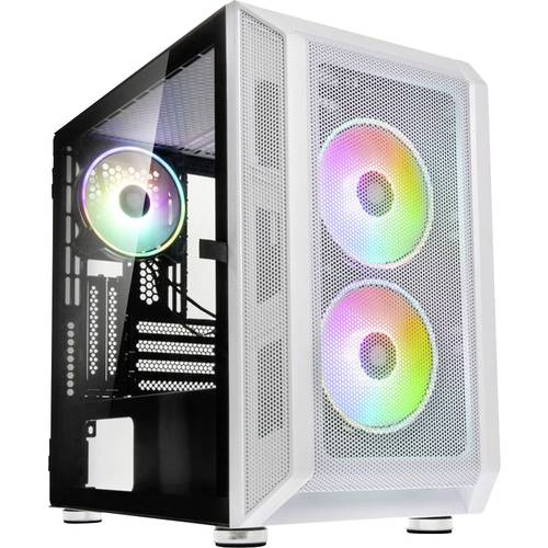 Thumbnail - Kolink CITADEL MESH RGB WHITE Midi-Tower Gaming-Gehäuse, Gehäuse Weiß