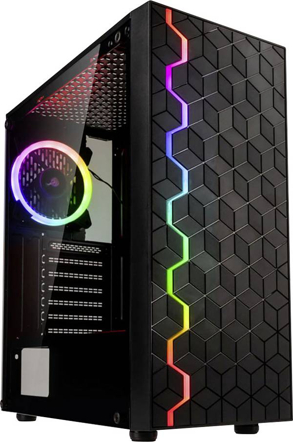 Kolink INSPIRE K8 Midi-Tower Gaming-Gehäuse, Gehäuse  Schwarz