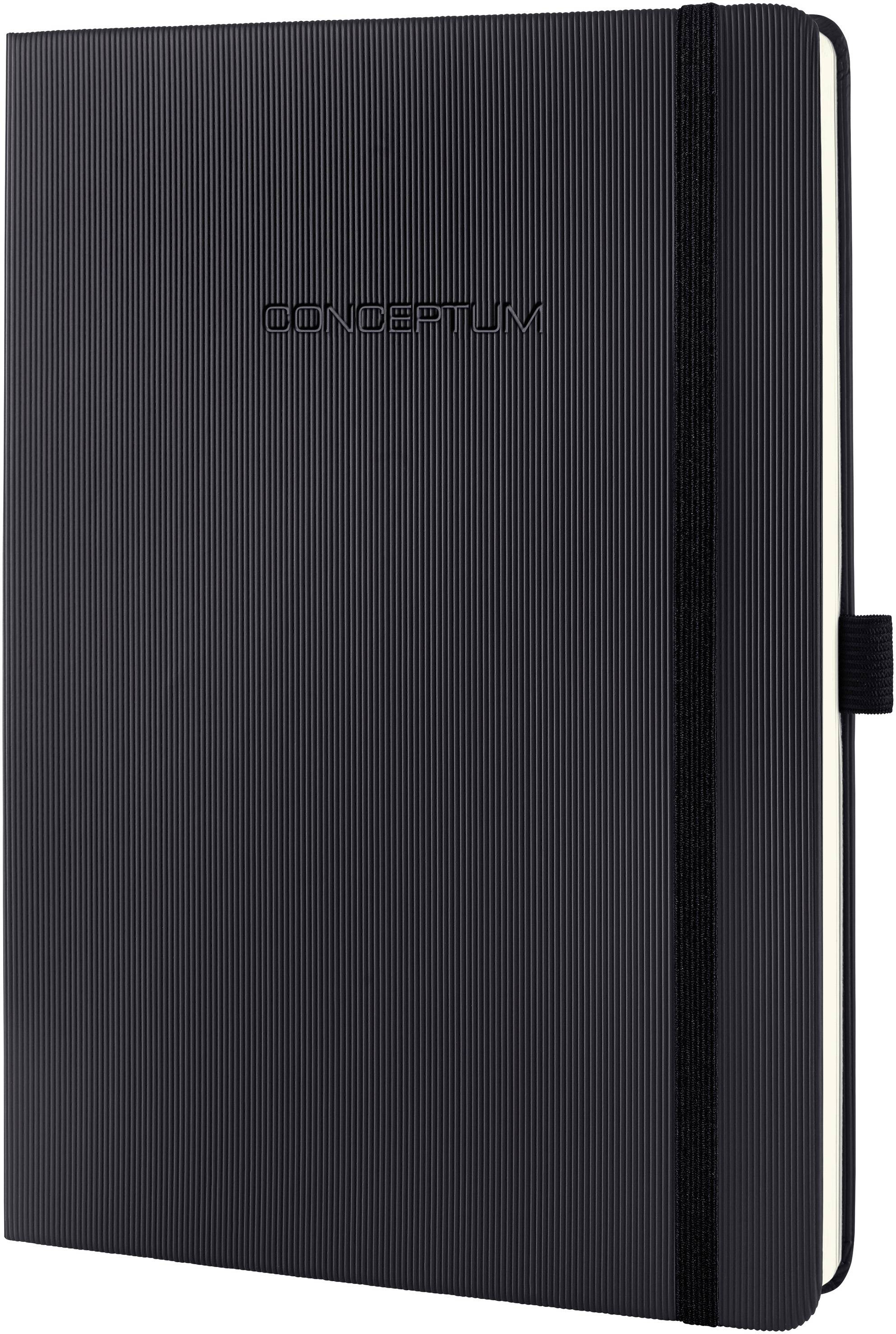 Sigel CONCEPTUM® CO117 Notizbuch kariert Schwarz 194 18 x 24 cm-2