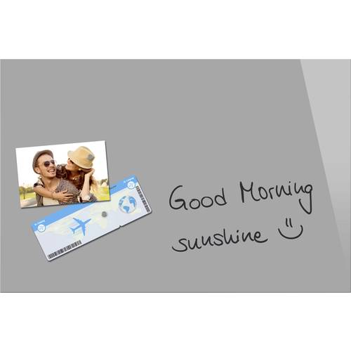 Sigel Glas-Magnetboard B1206 Grau (B x H) 60 cm x 40 cm B1206