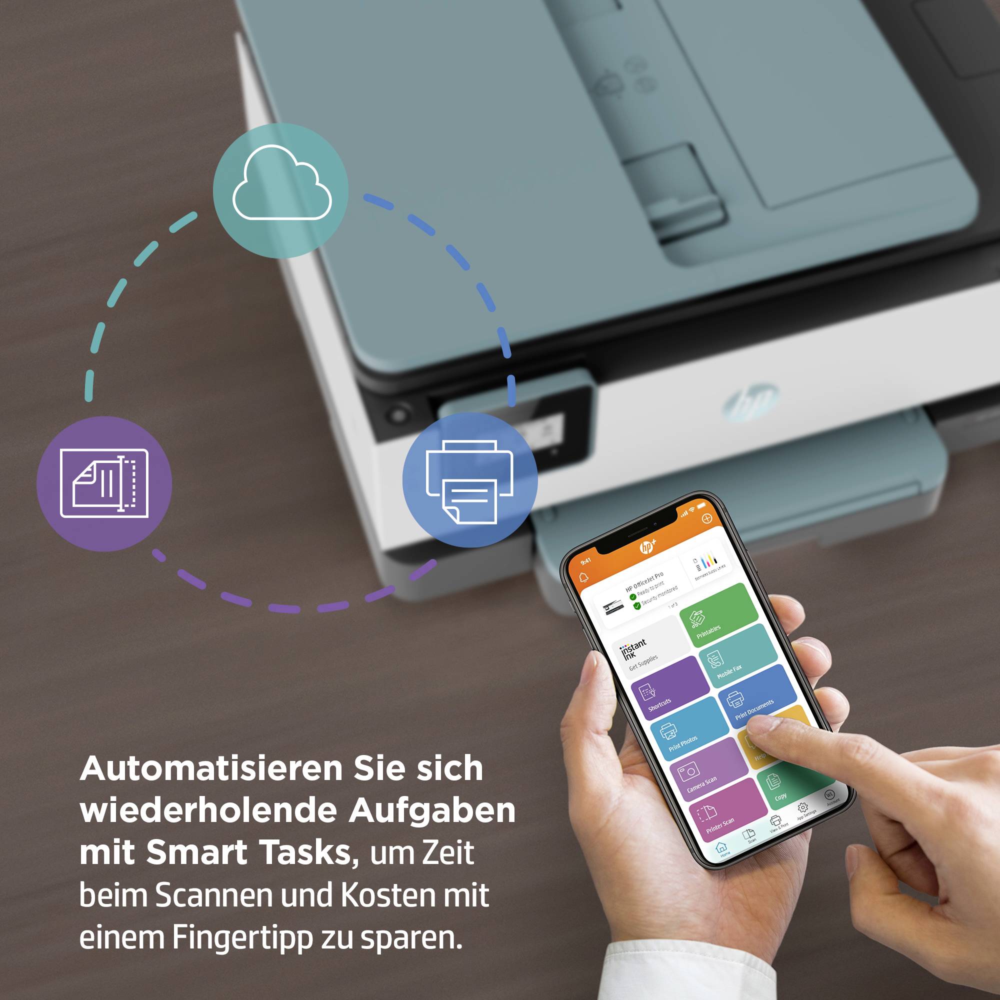 HP Officejet 8015e All-in-One - Multifunktionsdrucker - Farbe - Tintenstrahl - A4 (210 x 297 mm)-7