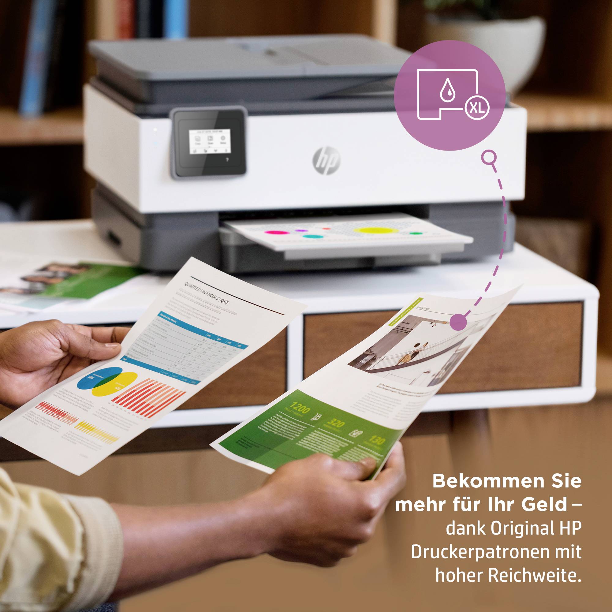 HP OfficeJet Pro 8012 e Multifunktionsdrucker Tintenstrahl Farbe A4 Drucker, Scanner, Kopierer HP Instant Ink, Duplex, W-10