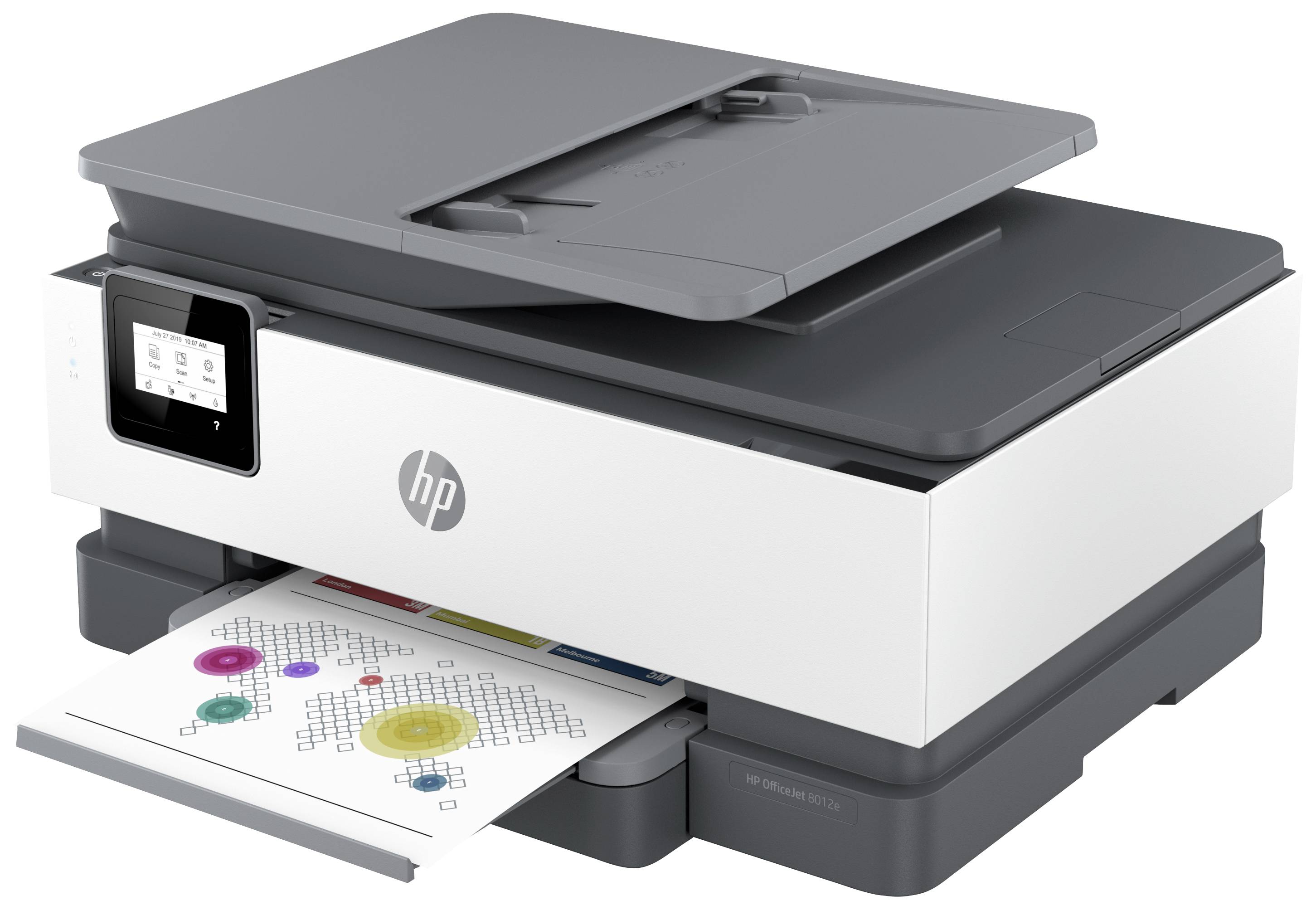 HP OfficeJet Pro 8012 e Multifunktionsdrucker Tintenstrahl Farbe A4 Drucker, Scanner, Kopierer HP Instant Ink, Duplex, W-2