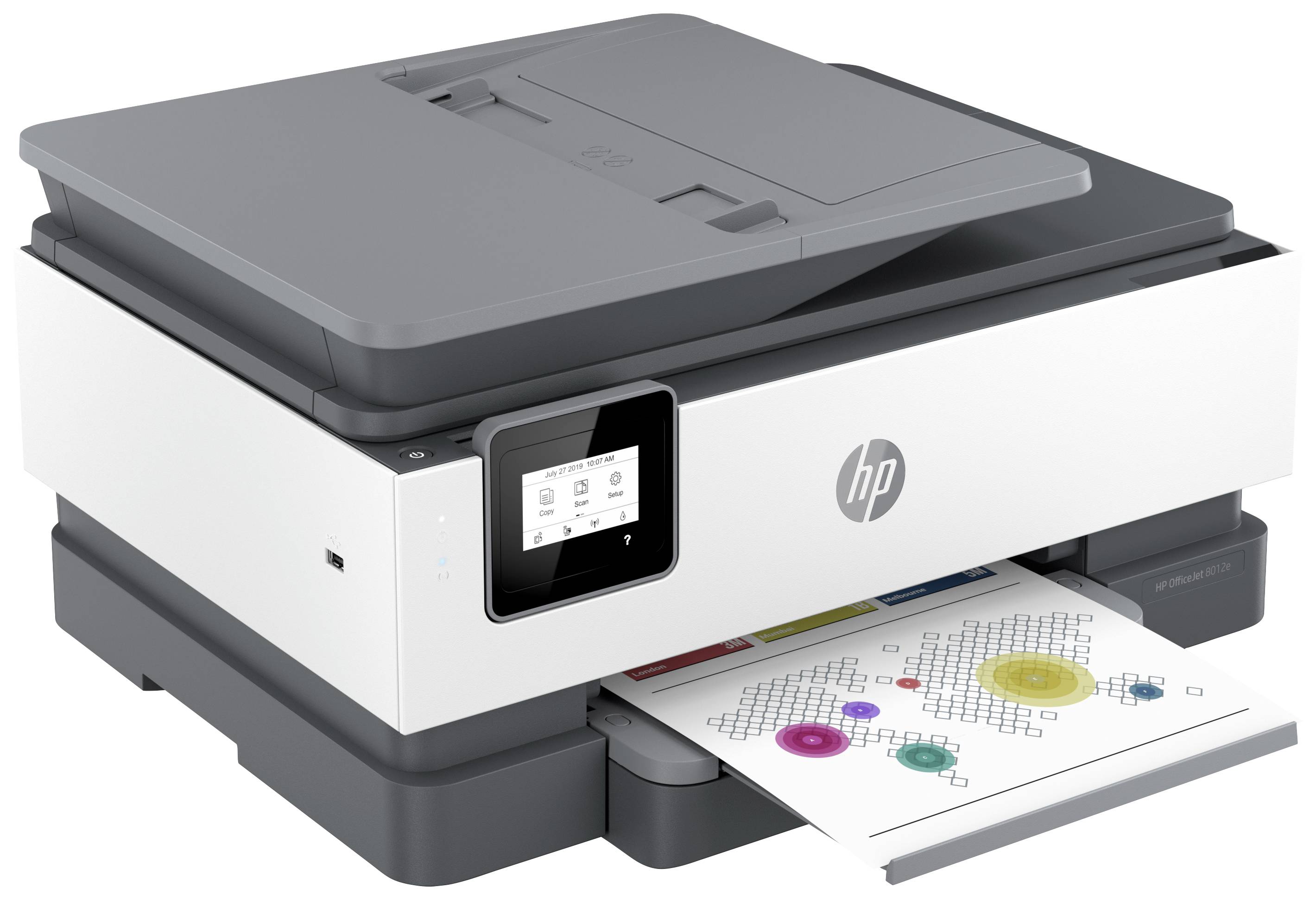 HP OfficeJet Pro 8012 e Multifunktionsdrucker Tintenstrahl Farbe A4 Drucker, Scanner, Kopierer HP Instant Ink, Duplex, W-3