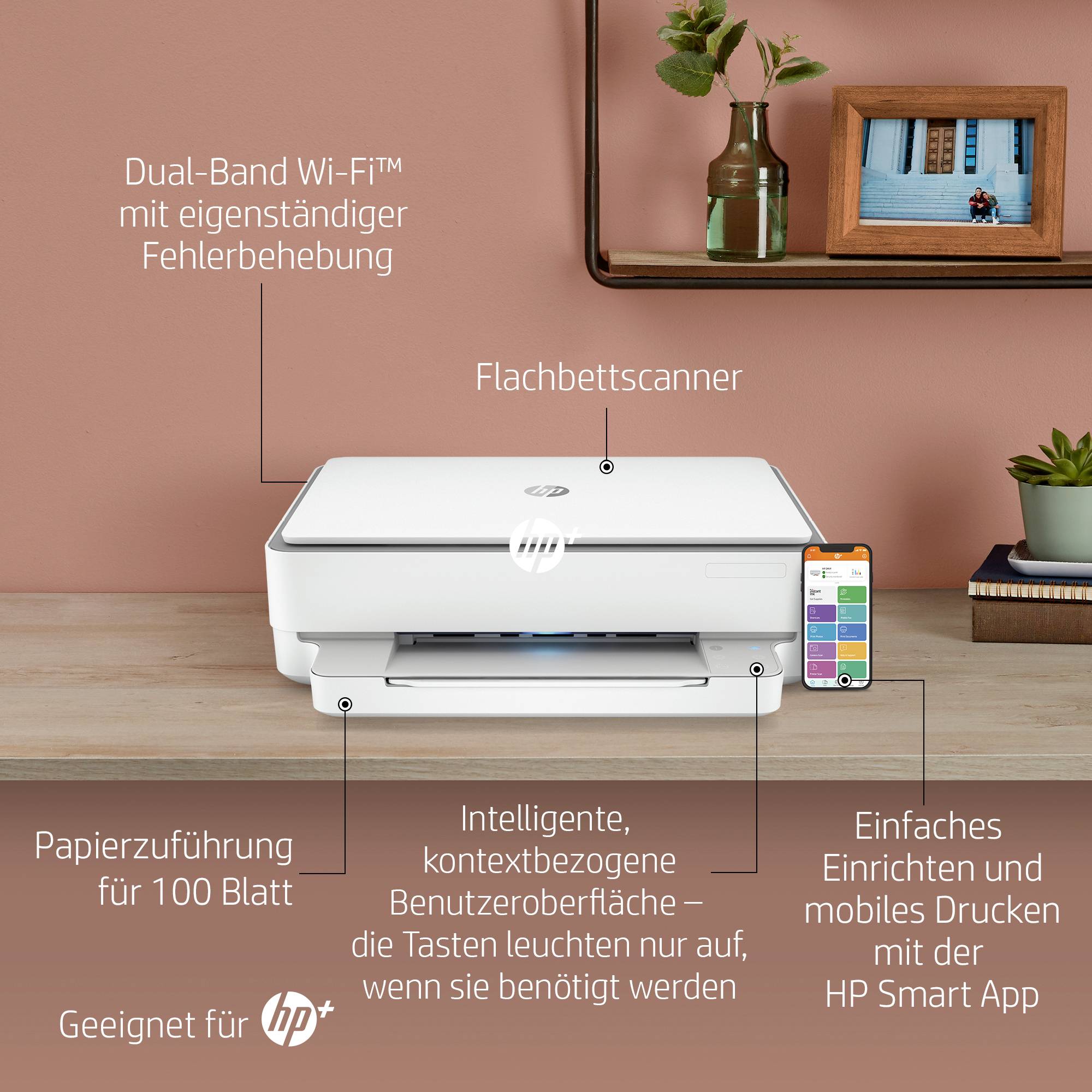 HP ENVY 6020e All-in-One - Multifunktionsdrucker - Farbe - Tintenstrahl - 216 x 297 mm (Original)-10