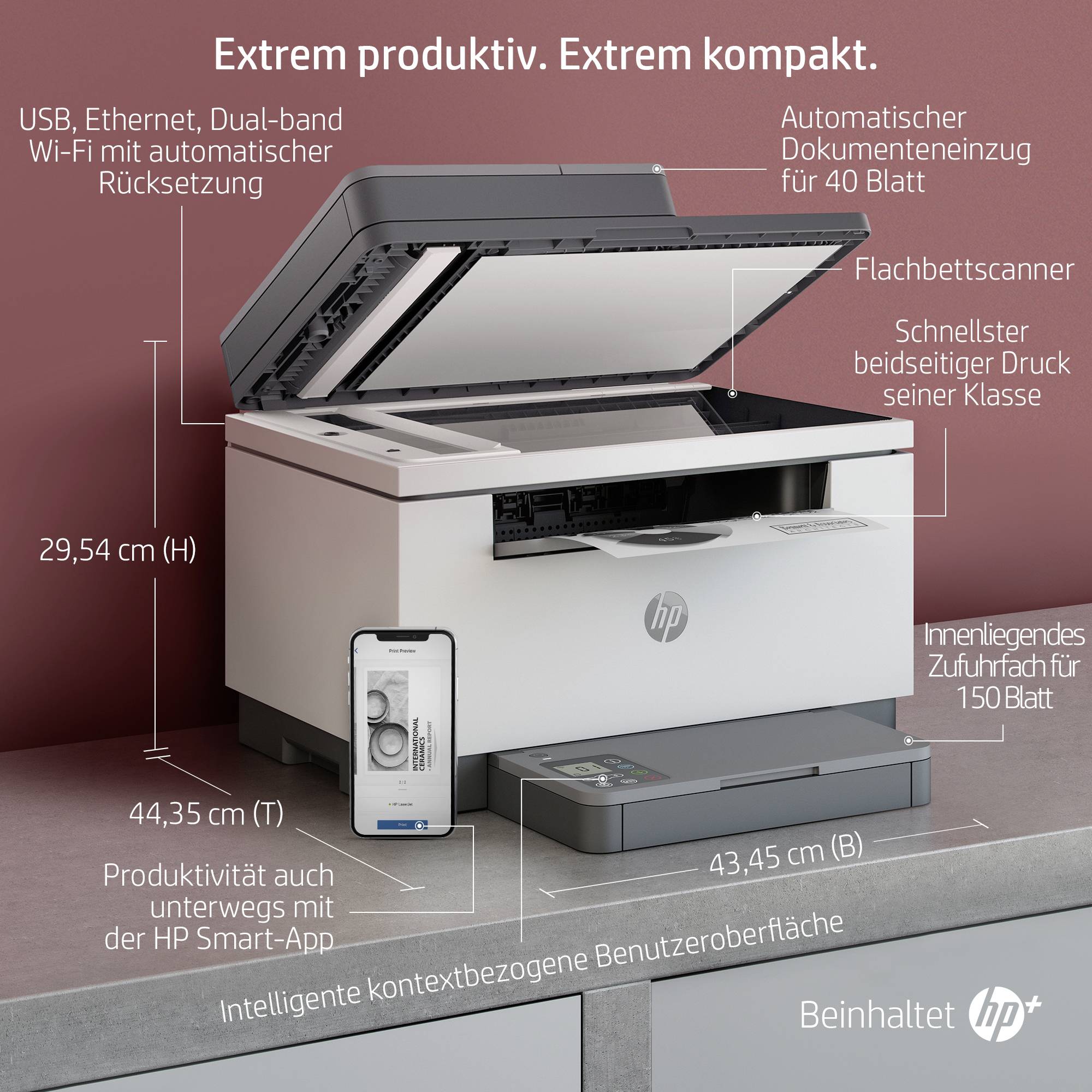 HP LaserJet MFP M234sdwe - Multifunktionsdrucker - s/w - Laser - Legal (216 x 356 mm)-7