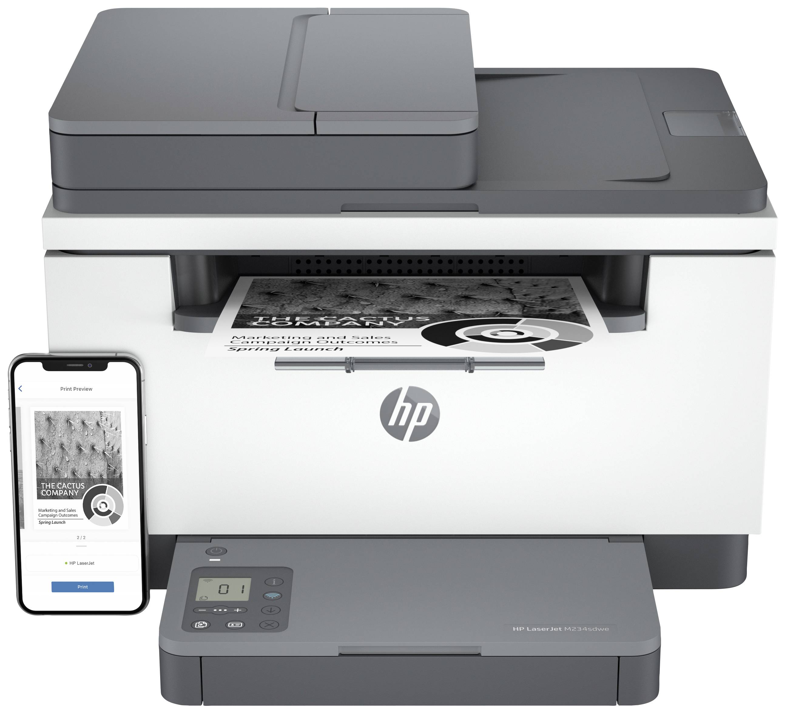 HP LaserJet MFP M234sdwe - Multifunktionsdrucker - s/w - Laser - Legal (216 x 356 mm)-1