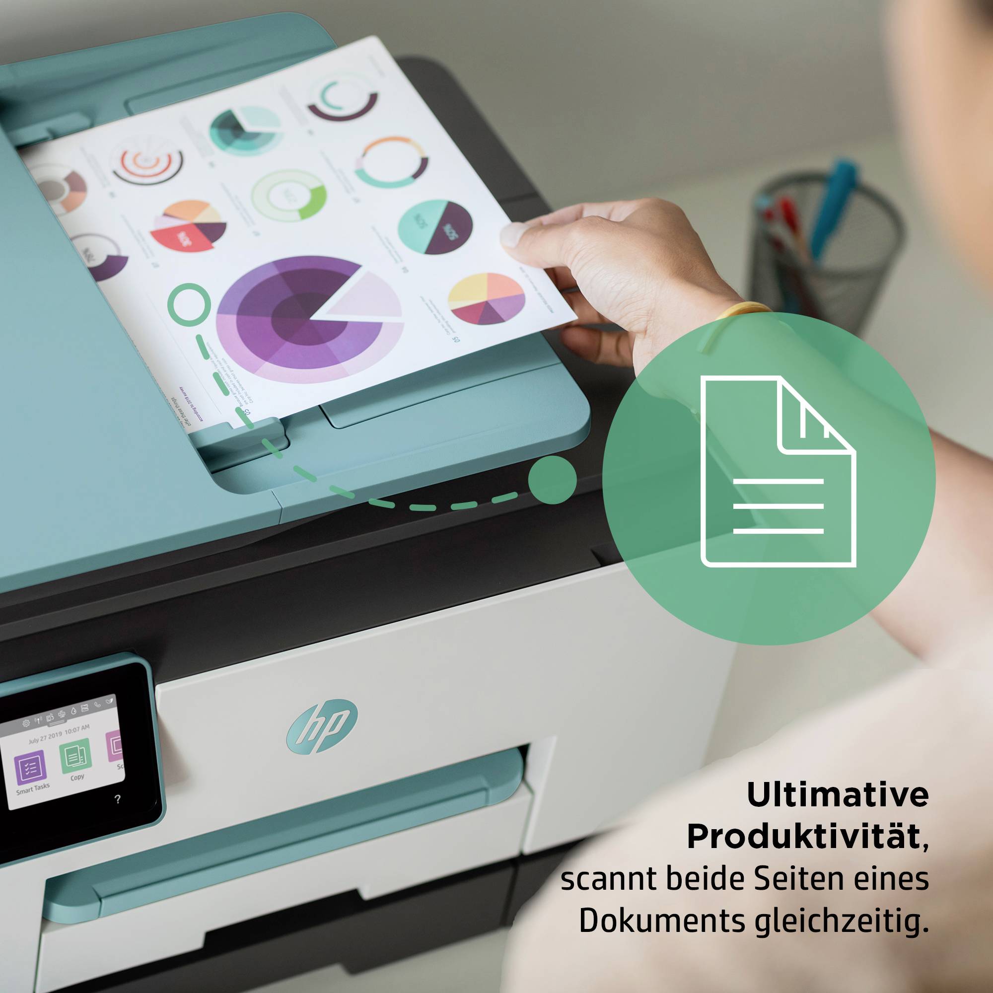 HP Officejet Pro 9025e All-in-One - Multifunktionsdrucker - Farbe - Tintenstrahl - Legal (216 x 356 mm)-6