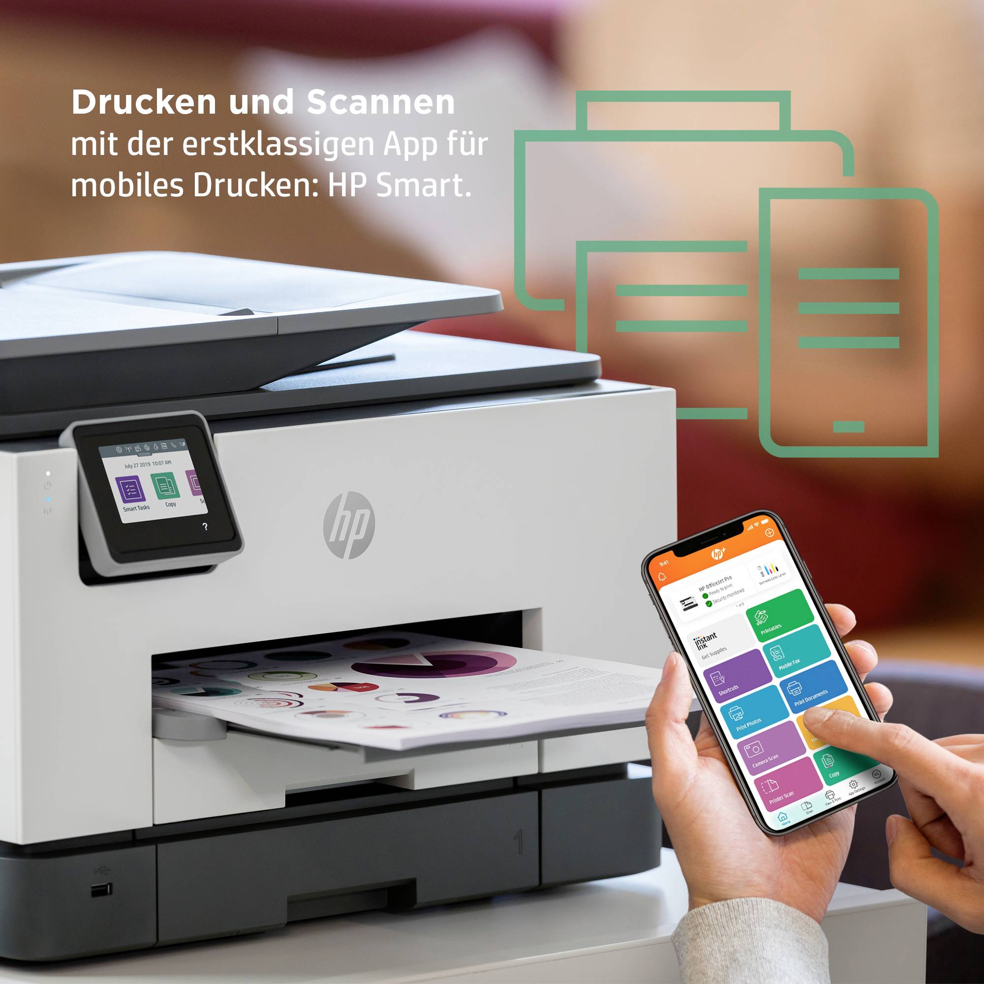 HP Officejet Pro 9022e All-in-One - Multifunktionsdrucker - Farbe - Tintenstrahl-8