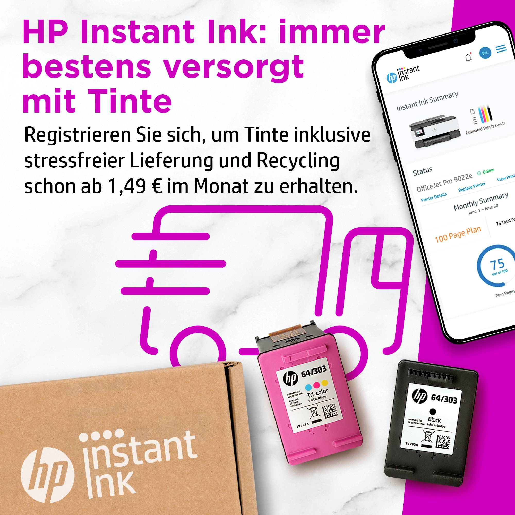 HP Officejet Pro 9022e All-in-One - Multifunktionsdrucker - Farbe - Tintenstrahl-10