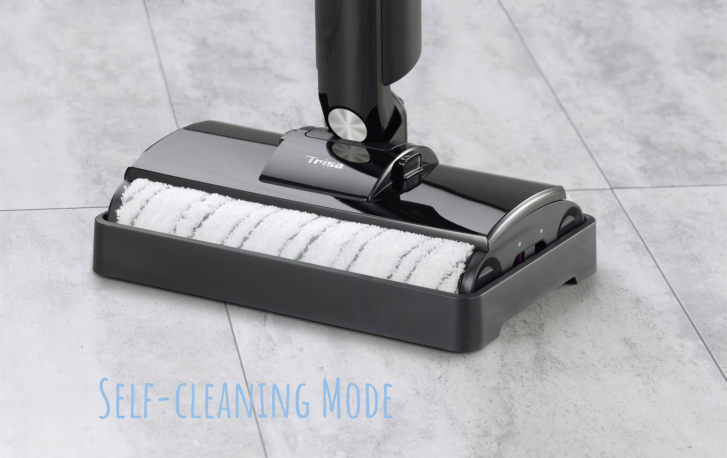 Trisa Wet Clean Comf. T9746, Beutellos, Schwarz, Silber, 0,4 l, Trocken&Nass, Zyklonal, 75 dB-7
