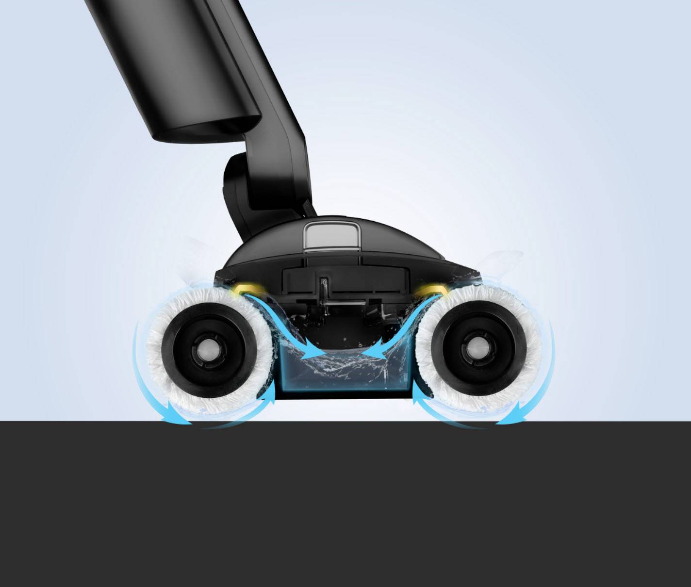Trisa Wet Clean Comf. T9746, Beutellos, Schwarz, Silber, 0,4 l, Trocken&Nass, Zyklonal, 75 dB-4
