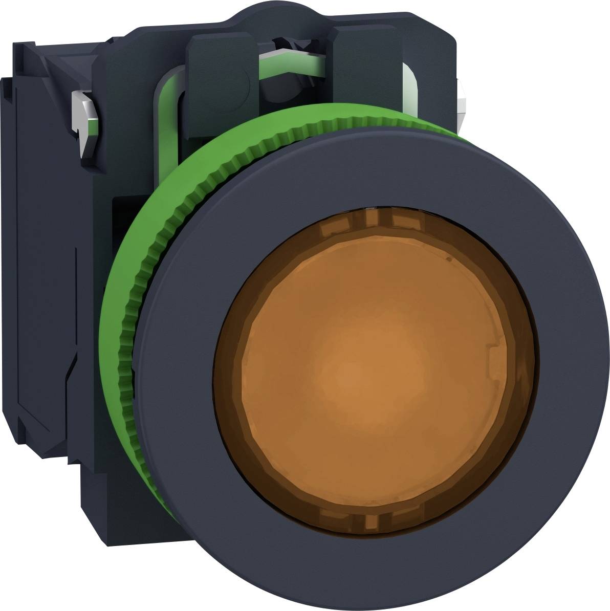 Schneider Electric XB5FW35M5 Leuchtdrucktaster rückstellbar 600 V 3 A 1 Schließer, 1 Öffner IP66, IP67, IP69, IP69K 1 St...