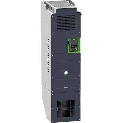 Ein langer, schwarzer elektronischer Schrank mit integriertem Display und Belüftungsgittern, geeignet für industrielle Anwendungen.