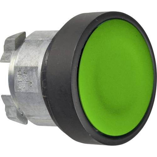 Schneider Electric ZB4BA37 ZB4BA37 Frontelement für Drucktaster rückstellbar (Ø) 22 mm unbeschriftet Schwarz, Grün 1 St.