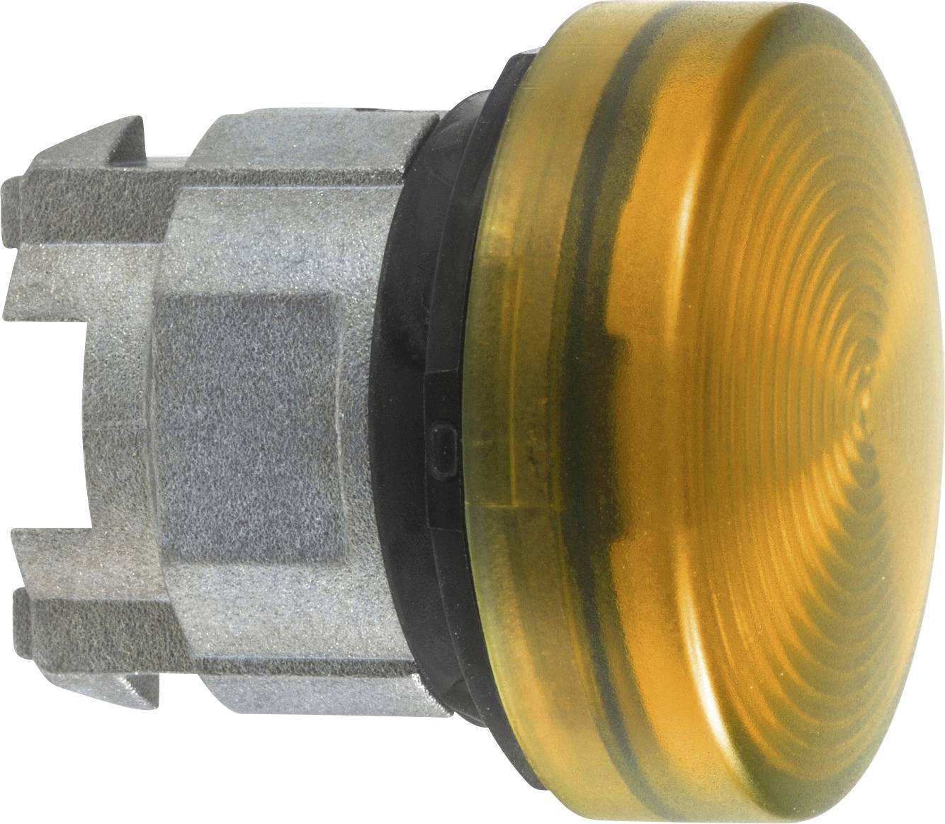 Schneider Electric ZB4BV05S ZB4BV05S Frontelement für Leuchtmelder gerippte Linse (Ø) 22 mm Gelb, Chrom 1 St.