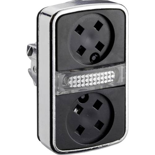 Schneider Electric ZB4BW7A9 ZB4BW7A9 Frontelement für Leuchtdrucktaster rückstellbar (Ø) 22 mm Chrom 1 St.