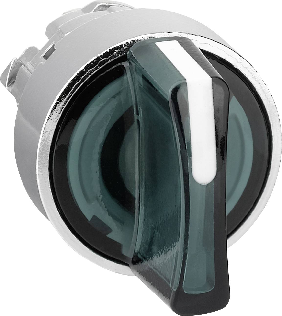 Schneider Electric ZB4BK1333 ZB4BK1333 Frontelement für Wahlschalter (Ø) 22 mm Chrom, Grün 1 St.