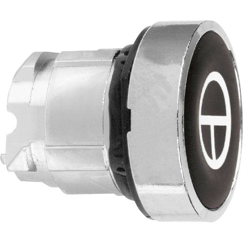 Schneider Electric ZB4BA245 ZB4BA245 Frontelement für Drucktaster rückstellbar (Ø) 22 mm T Chrom, Schwarz 1 St.