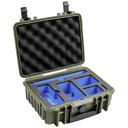 Thumbnail - B & W International Transportkoffer drone.case PP.41.InstaX4 4.1 l (B x H x T) 270 x 215 x 105 mm Bronze-Grün PP.41.BG.I...