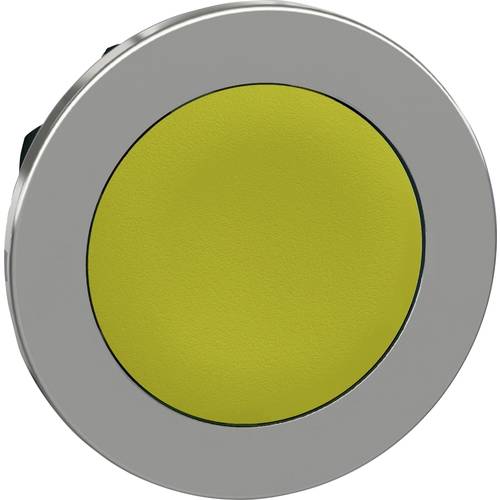 Schneider Electric ZB4FA5 ZB4FA5 Frontelement für Drucktaster flach, rückstellbar (Ø) 30.5 mm unbeschriftet Chrom, Gelb ...