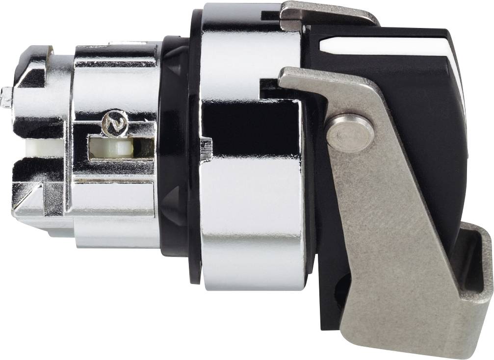 Schneider Electric ZB4BJ291 ZB4BJ291 Frontelement für Wahlschalter verriegelbar (Ø) 22 mm Chrom, Schwarz 1 St.