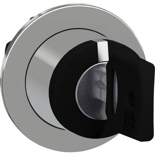 Schneider Electric ZB4FG08 ZB4FG08 Frontelement für Schlüsselschalter flach, rückstellbar (Ø) 30.5 mm Chrom, Schwarz 1 S...