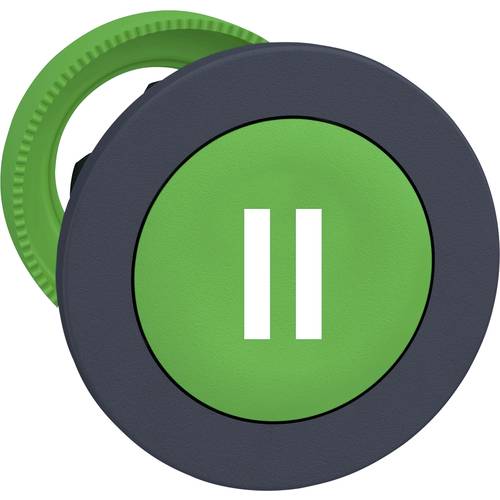 Schneider Electric ZB5FA336 ZB5FA336 Frontelement für Drucktaster flach, rückstellbar (Ø) 30.5 mm II Dunkelgrau, Grün 1 ...